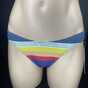 Rip Curl Beach Street High Leg Swim Bottoms - Women's Size S, Blue NEW